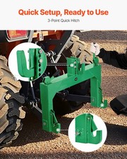 3-point Quick Hitch, 4000 Lbs Lift Capacity, 3-pt Trailer Hitch With 5 Level Adj