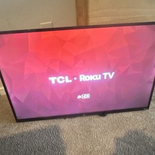 TCL 43" Roku Smart TV 4K HDR LED 43S421 Netflix YouTube Black