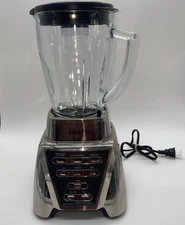 Oster Pro 1200 7 Speed Food Smoothie Blender Nickel Silver BLSTMB ~ See Video!