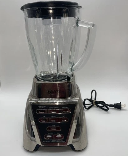 Oster Pro 1200 7 Speed Food Smoothie Blender Nickel Silver BLSTMB ~ See Video!
