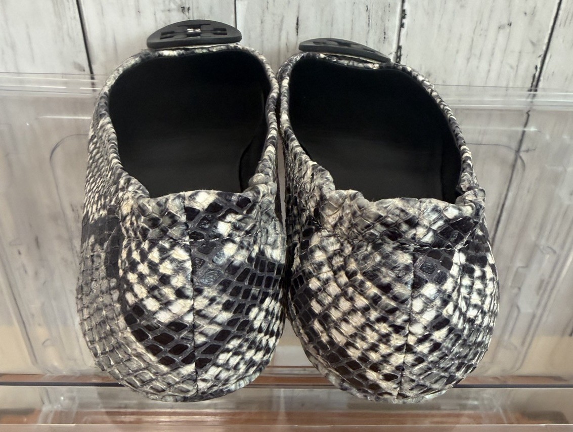 Tory Burch Tri Color Python Embossed Leather Minn… - image 5