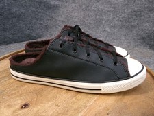Converse Chuck Taylor All Star Dainty Mule Slip Black Womens Size 10.5 569546C