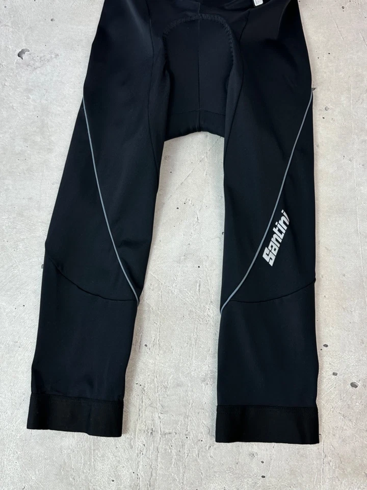 Pantalones Cortos de Ciclismo SMS Santini Hechos en Italia Negros Talla S Foto 4 de 4
