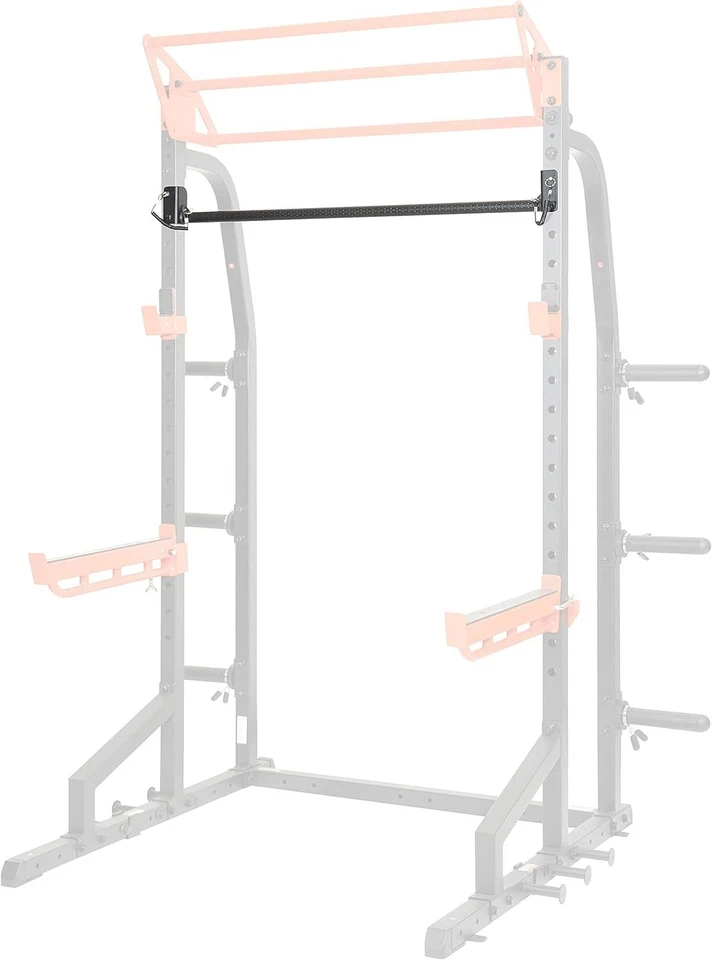 Versatile Home Gym Power Cage Attachments: Plate Holder, Lat Adapter & Dip Bar - Image 3 of 4