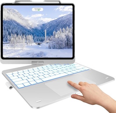 typecase Touch Case Keyboard for iPad Air 13-inch (M3/M2 2025/2024) 360 11-Color