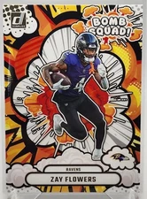 2025 Donruss #BS-ZFS Zay Flowers Bomb Squad