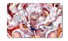 One Piece Monkey D. Luffy Credit Card Smart Sticker Skin Precut Small Chip Debit