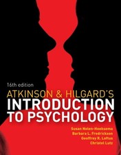 Atkinson and Hilgard's Introduction to Psychology by Barbara  Fredrickson