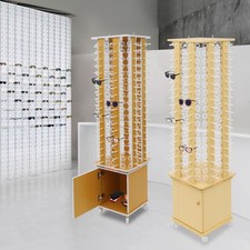 Glasses Storage Display Stand Floor-standing Glasses Display Stand With Wheels