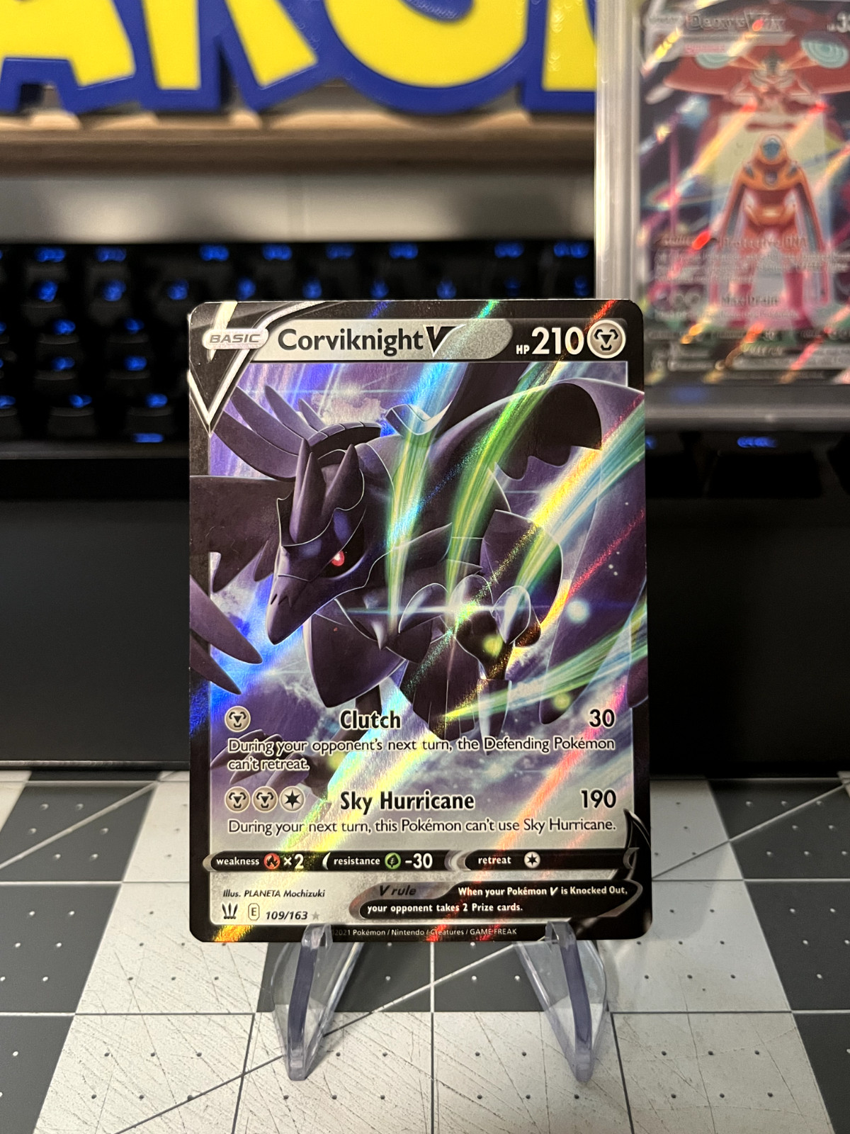 Corviknight V 109/163 Ultra Rare - Battle Styles Pokemon TCG - NM