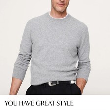 Banana Republic Men's Crew Neck Sweater 100 Merino Wool, Size M, Buruffa Yarn