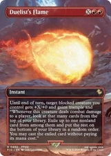 ~ Duelist's Flame (Borderless) ~ NM Foil ~ Commander: FINAL FANTASY ~ MTG ~