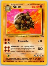 Golem 36/62 Uncommon Fossil Pokemon Unlimited Heavily Played on eBay