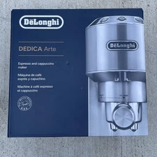 EC885M De'Longhi Dedica Arte Espresso & Cappuccino Maker Machine OPEN BOX