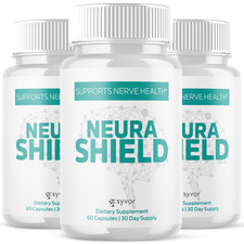(3 Pack) Neura Shield Nootropic Nerve Support Supplement NeuraShield 180 Capsule