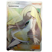 Pokémon Lusamine Trainer Full Art Holo Card 110/111 Crimson Invasion TCG LP on eBay