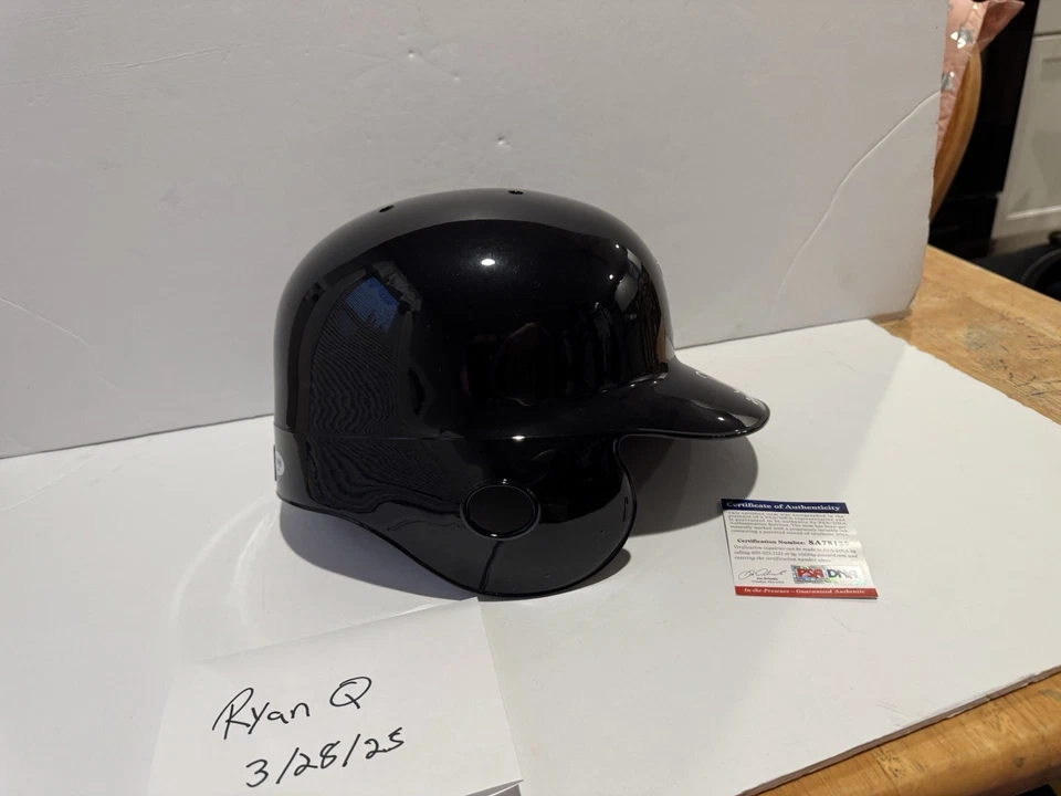 Dave Roberts Signed & Inscribed Boston Red Sox Full Size Batting Helmet PSA COA - Image 3 of 4