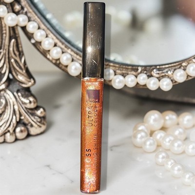 Avon NOURISHING Shine  3D Lipgloss 2 Farbig FIRE WORKS Glanz Glossy High  Kokos