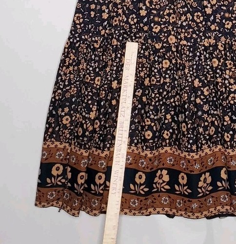 Maxi Vestido Christy Dawn Envolvente Grande Augusta Floral Manga Larga Volantes Cottagecore - Imagen 8 de 10