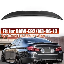 Gloss Black Fit For BMW E92 328i 335i 2007-2013 Rear Trunk Spoiler Wing Lip PSM