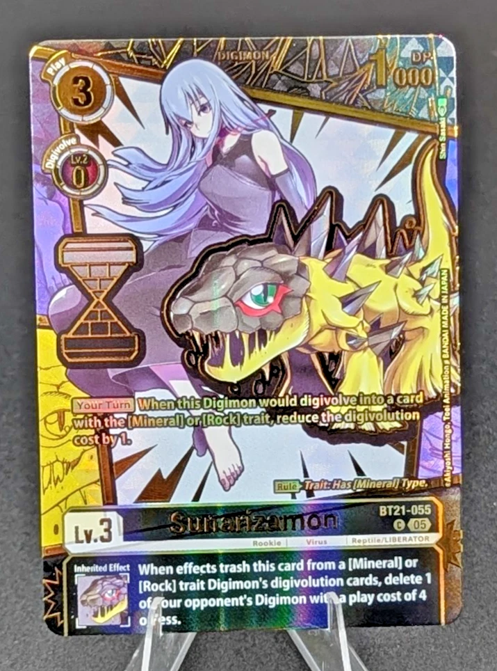Digimon Sunarizamon BT21-055 C (Rare Pull) - Dawn of Liberator (EX