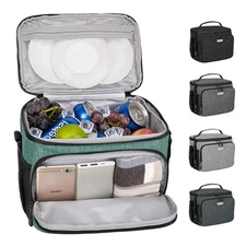 Lunch Box for Men Women,Reusable Large Double Deck Tactical Insulated Lunch B...