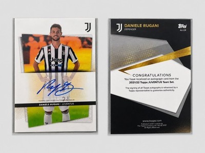 Topps 2021/22 Juventus Team Set Daniele Rugani Autograph