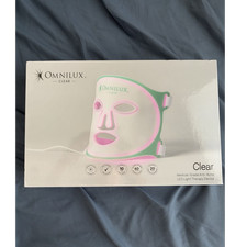 Omnilux Clear LED Light Therapy Face Mask for Acne Full kit- Gently Used