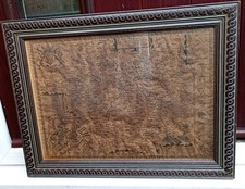 Oak Framed Large Old Map of Leicester County by John Speed
