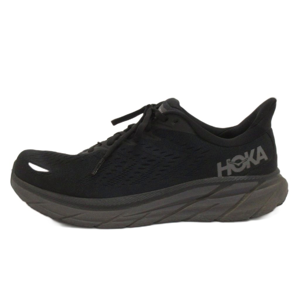 HOKA ONE ONE Clifton 8 Men's Running Shoes Black 265 AB Used thumbnail 2
