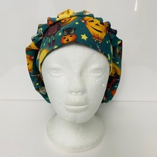 women surgical/scrub/hat/ cap cord lock,bouffant style - Halloween