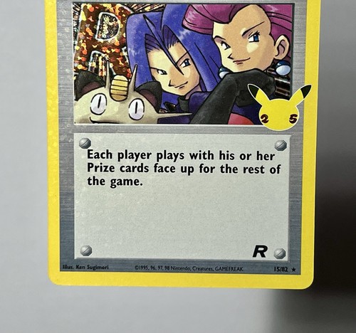 Here Comes Team Rocket 15/82 (NM) Holo Rare Sword & Shield: Celebrations 2020 - Foto 5 di 11