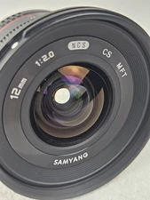Samyang 12mm F2.0 NCS CS Ultra Wide Angle Lens for Micro Four Thirds MFT Cameras