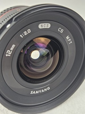 Samyang 12mm F2.0 NCS CS Ultra Wide Angle Lens for Micro Four Thirds MFT Cameras