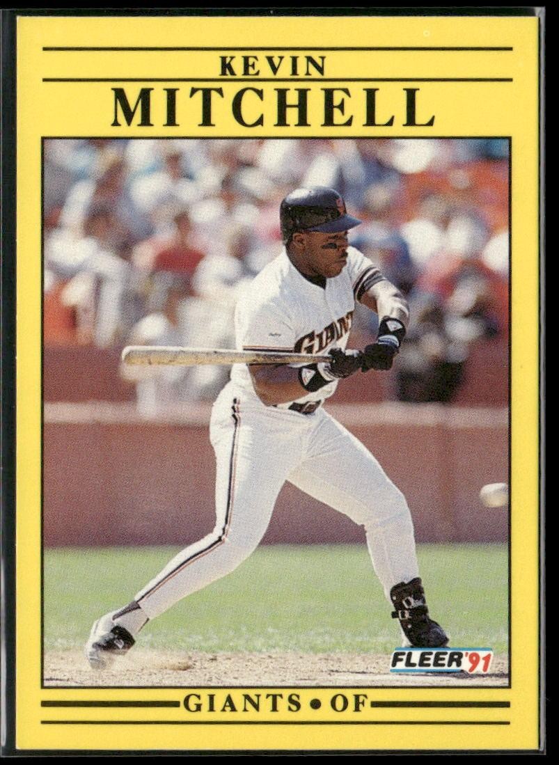 1991 Fleer #267 Kevin Mitchell