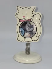 Vintage Cat Picture Frame on Spring 5-3/4"