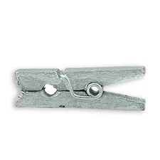 Wooden Mini Clothespins 200 Per Pack 1" 2.5cm Silver