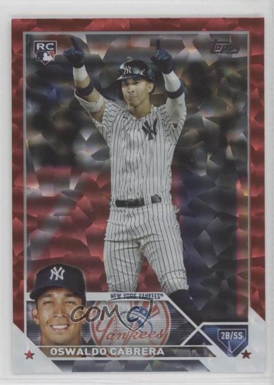 2023 Topps Series 2 Red Foil /199 Oswaldo Cabrera #487 Rookie RC 0hj7