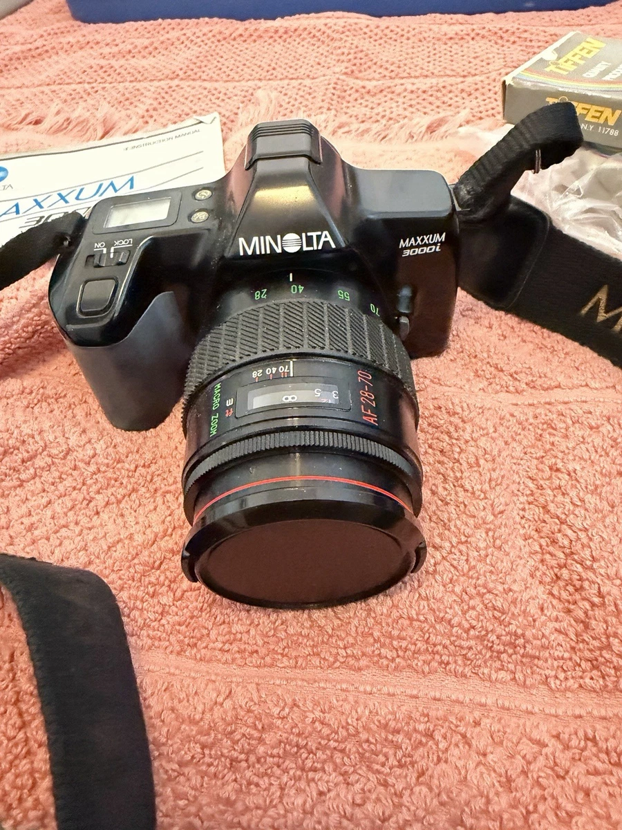 Appareil Photo Minolta DYNAX 3000 I + Zoom 35-80mm - Un Kit Complet Avec Flash, Parfait Pour Débuter En Argentique !