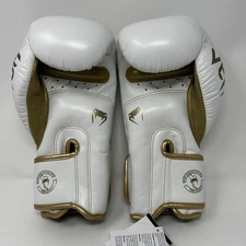 Venum Giant 3.0 Boxing Gloves 10oz Nappa Leather White/Gold - Pre-Owned