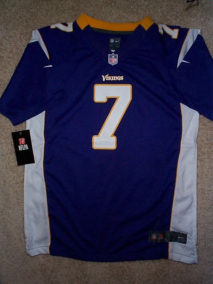 Camiseta Nike Minnesota Vikings Christian Ponder NFL Jóvenes Niños Niños (L-LG-GRANDE) Foto 2 de 2