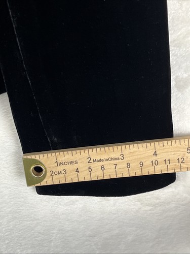 Semantiks Anthropologie Whimsy Goth Crushed Black Velvet Lined Jacket Blazer 8P - Bild 12 von 19