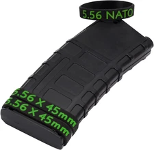 Ideagle 5.56 Magazine Marking Bands, 10 Pack 556 NATO Mag Bands 5.56×45Mm