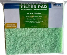 Phosphate Removing Filter Pad for Marine & Freshwater Aquariums 10" x 18"