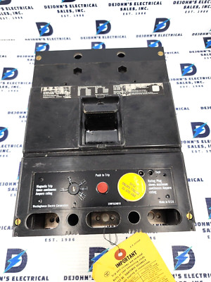 WESTINGHOUSE LC3600F 600 AMP 3 POLE 600V MOLDED CASE BREAKER