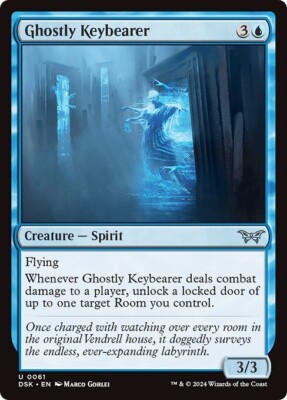 GHOSTLY KEYBEARER x4 mtg NM-M Duskmourn: House of Horror 4 Unc