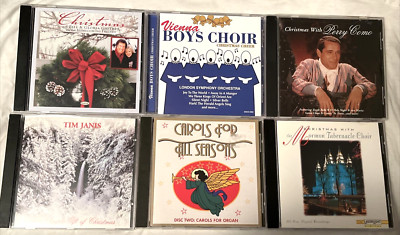 Lot of 6 (Christmas CD/Discs) Classic Christmas music, Choir, Carols, Singers