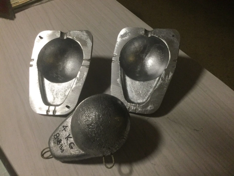 Downrigger 8.8 lbs mould, Ball. Aussie made - Bild 3 von 3