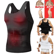 Men Gynecomastia Shaper Vest Slimming Chest Control Boobs Compression Shirt Tops