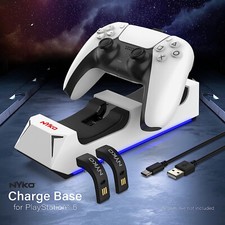 NYKO  Charge Base Dual  DualSense Controller Charging Station PS5 New